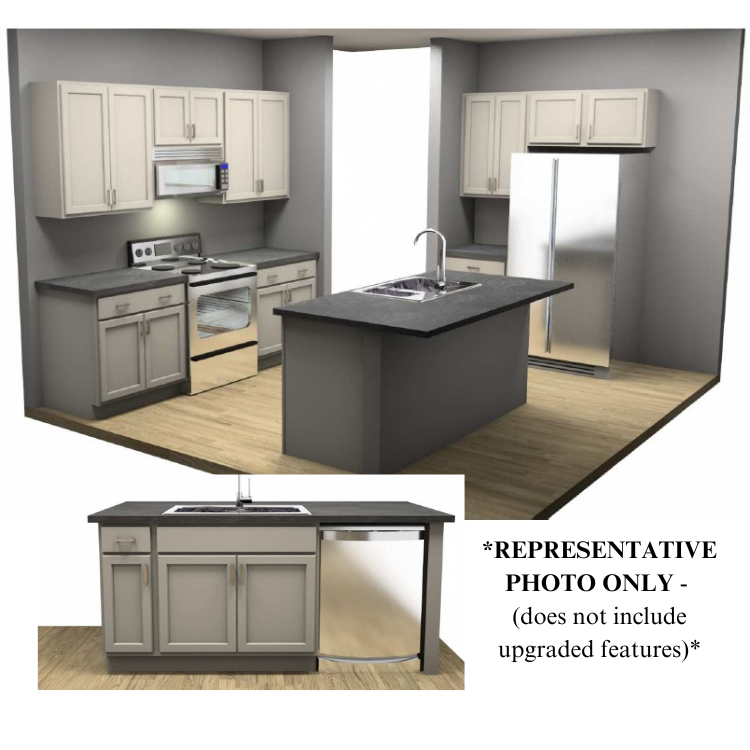 CC2522 Pamlico Standard Kitchen Layout + Options
