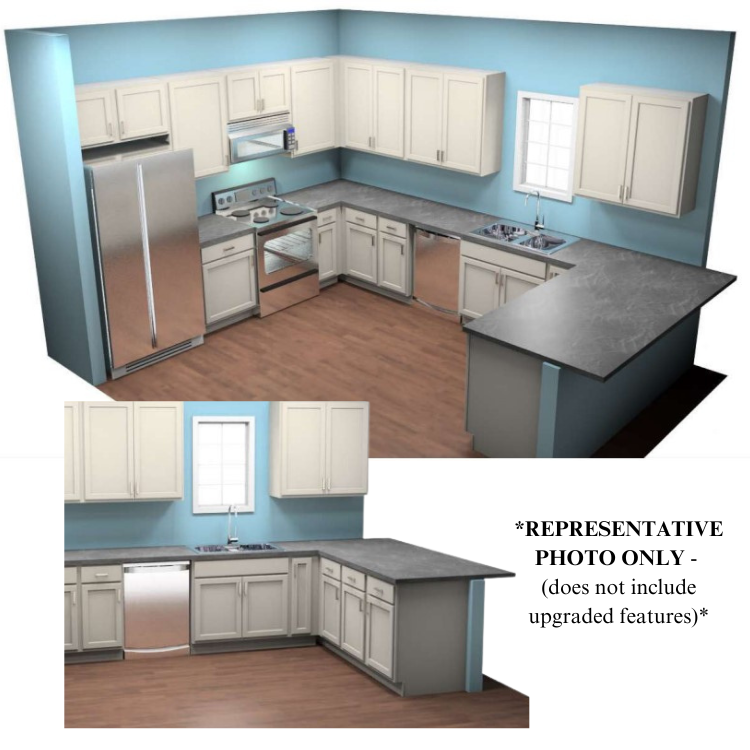 CC1997 Meadowbrook Standard Kitchen Layout + Options
