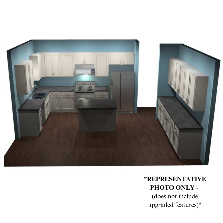 CC2957 Cedar Hill Standard Kitchen Layout + Options