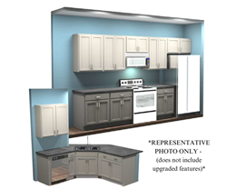 CC2680 Granville Standard Kitchen Layout + Options