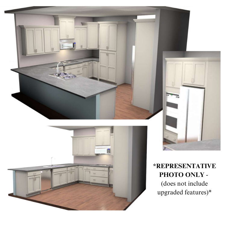CC2672 Redwood Gourmet Kitchen Layout + Options