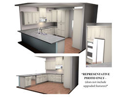CC2672 Redwood Gourmet Kitchen Layout + Options