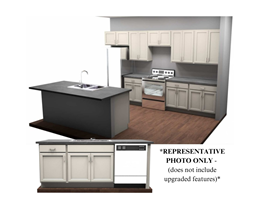 CC2560 Clayton Standard Kitchen Layout + Options