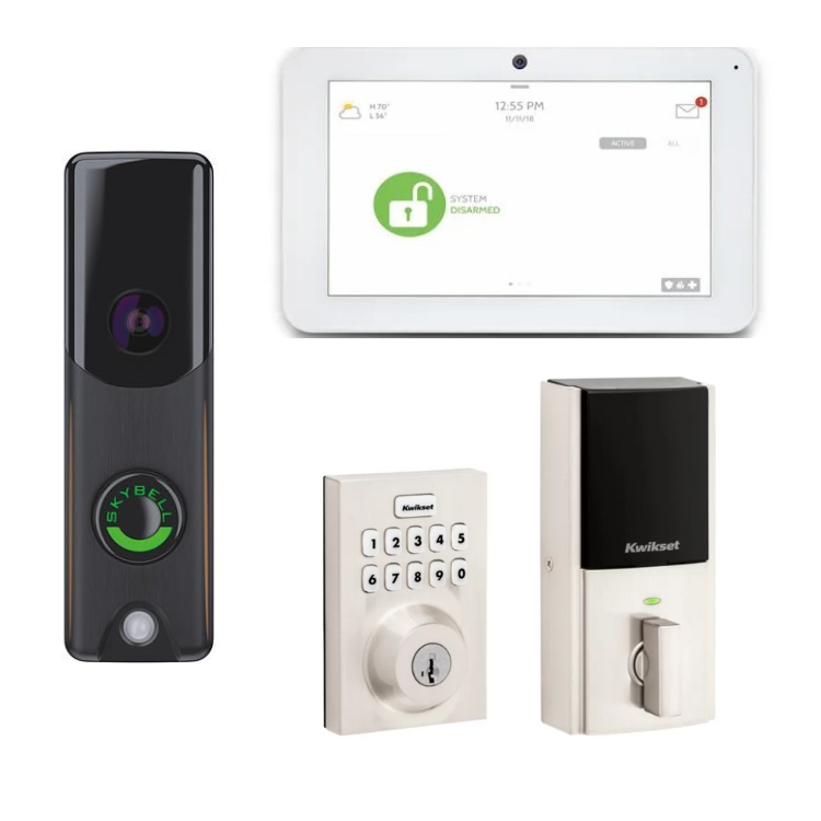 Level 1 Smart Home - Adds Doorbell Camera and Kwikset Remote/Code Access Front Deadbolt