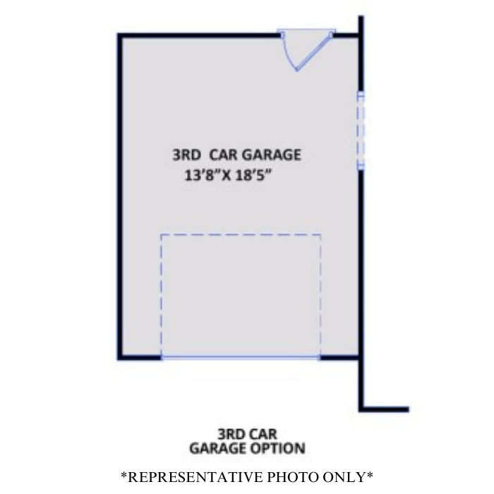 Optional 3rd Car Garage