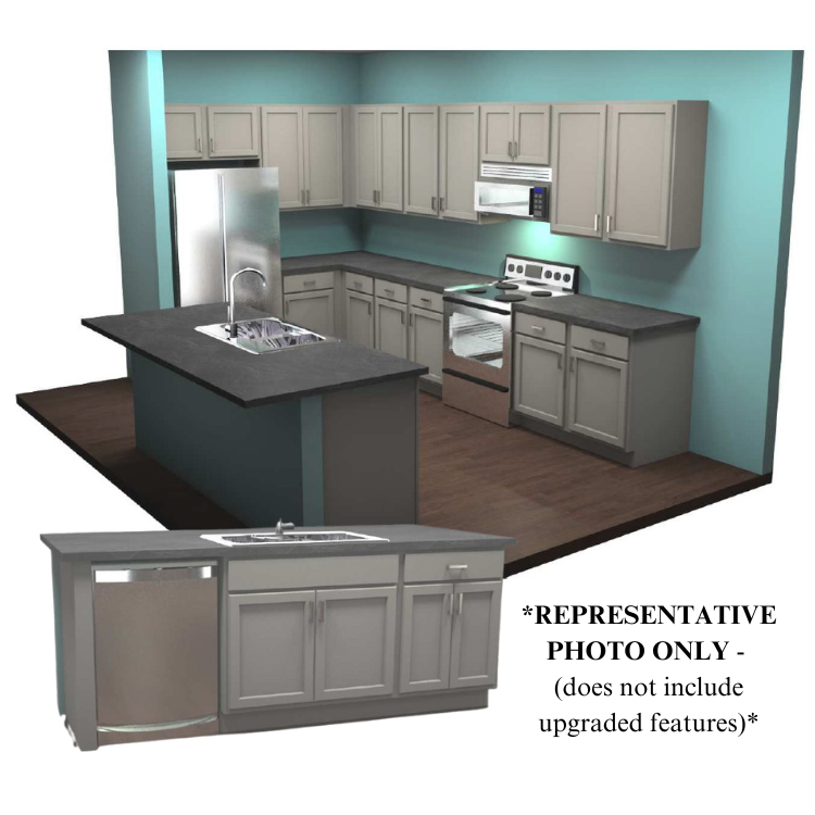 CC1715 Canton Standard Kitchen Layout + Options
