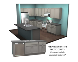 CC1715 Canton Standard Kitchen Layout + Options