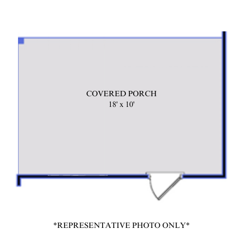 Optional Rear Covered Porch or Deck (lot specific)  - Plan Specific Sizing