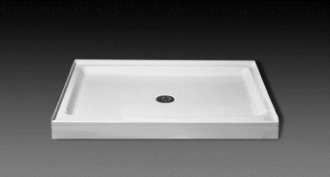 Provide 3x4 Fiberglass Shower Base with Tile Shower