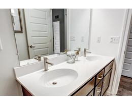 Included Feature - Cultured Marble Oval Basin to Match Vanity Marble