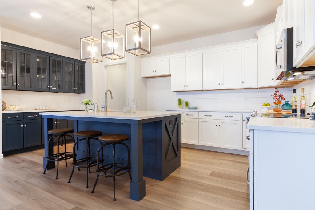 Add Shiplap Backsplash to Kitchen, Painted, per LF (i1060).