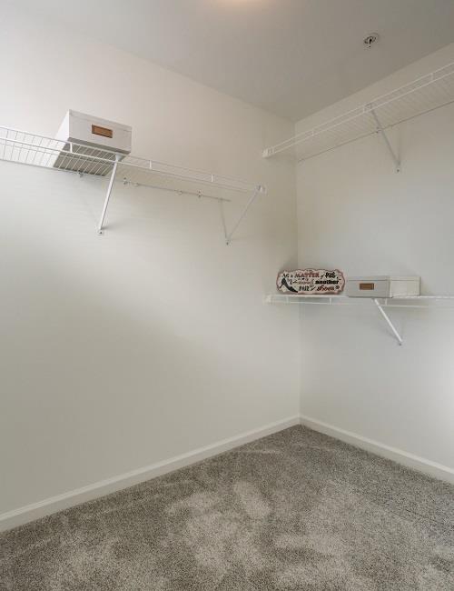 Included Feature - Vinyl Coated Wire Shelving -  per plan