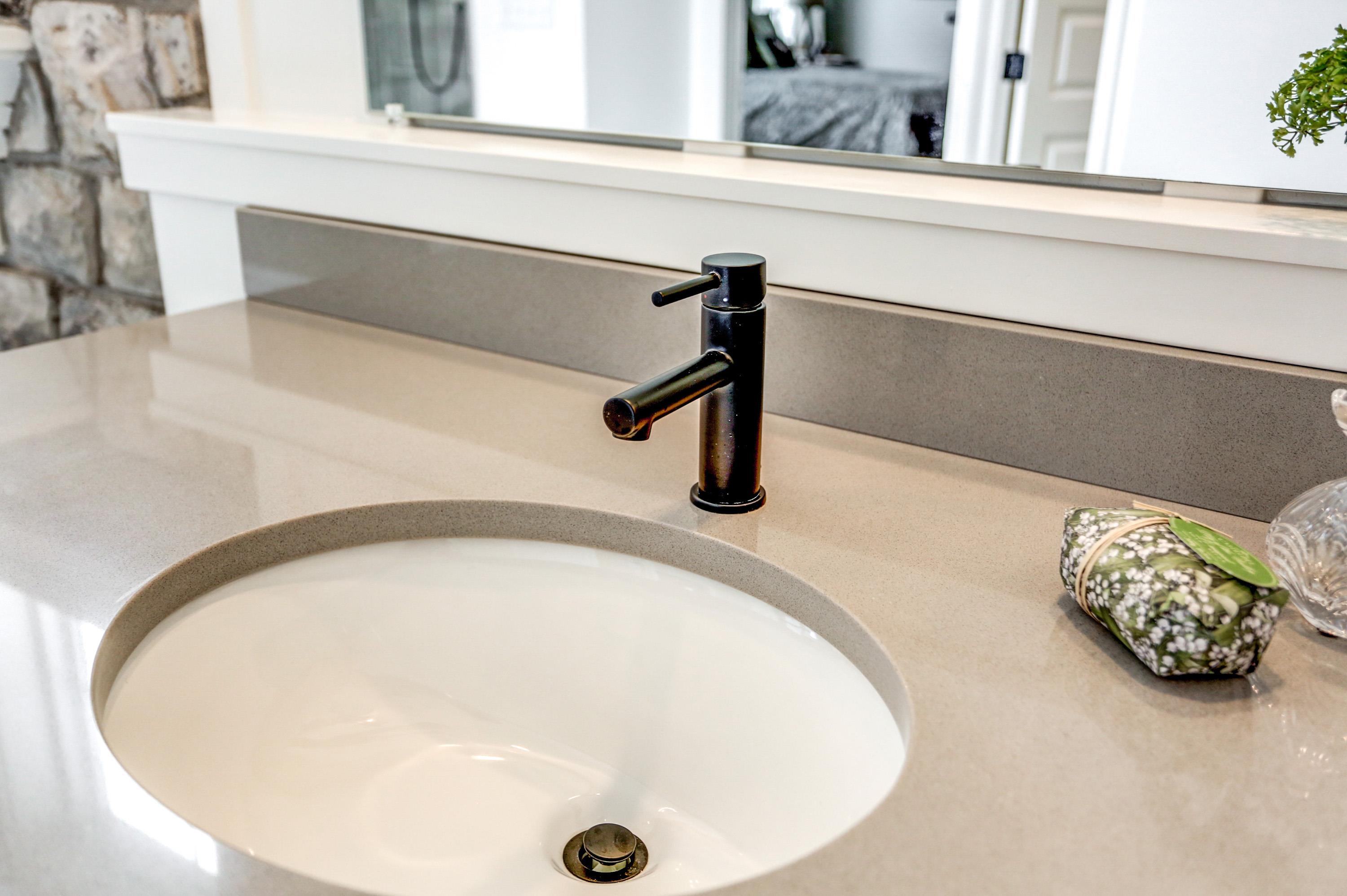 Enabled Feature - Oval Basin for Granite or Quartz Vanity Options