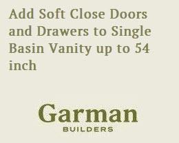 Add Soft Close Doors & Dovetail Drawers to Woodmont Single Basin Vanity up to 54 inch