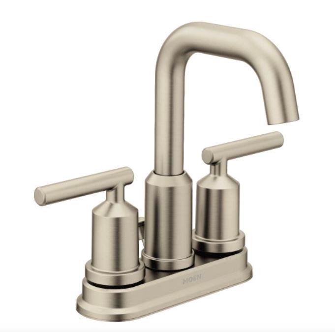 Gibson Brushed Nickel Package - Faucets & Hardware - Includes Upgraded Rectangle Sinks
