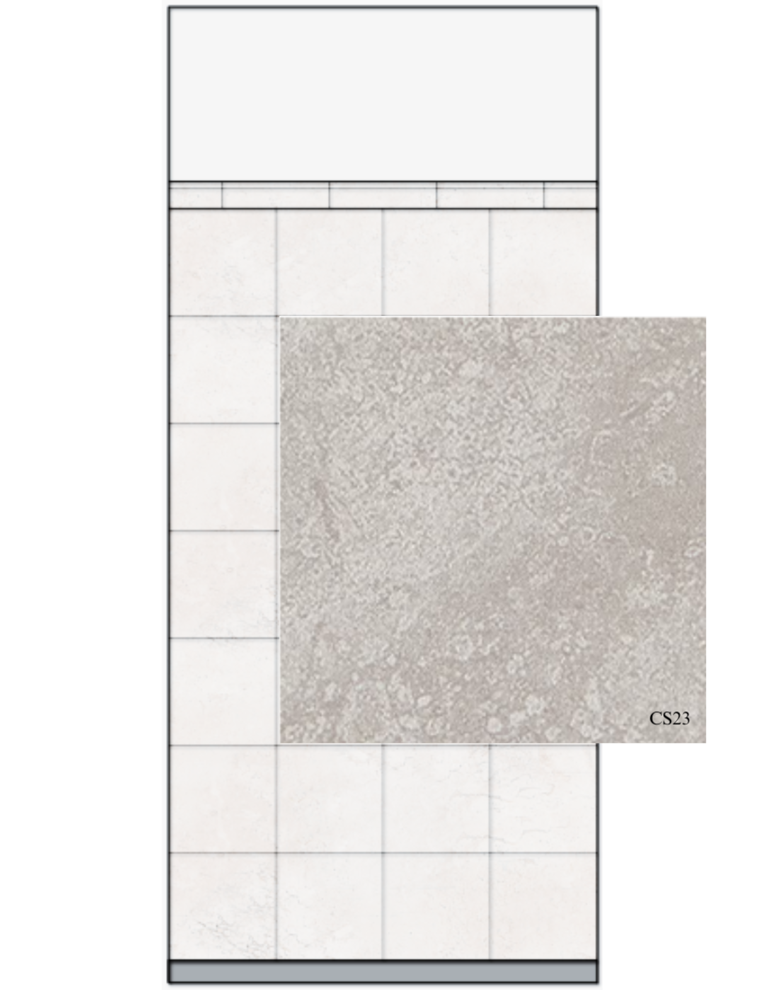 Level 1 Classic Straight Tile Pattern – Option #1 Tile Shower