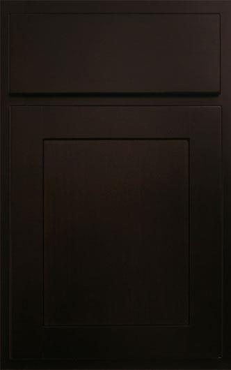Level 2 Shaker Flat Panel Stained Maple Cabinets - All Baths