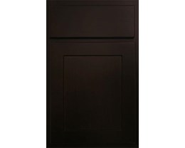 Level 2 Shaker Flat Panel Stained Maple Cabinets - All Baths