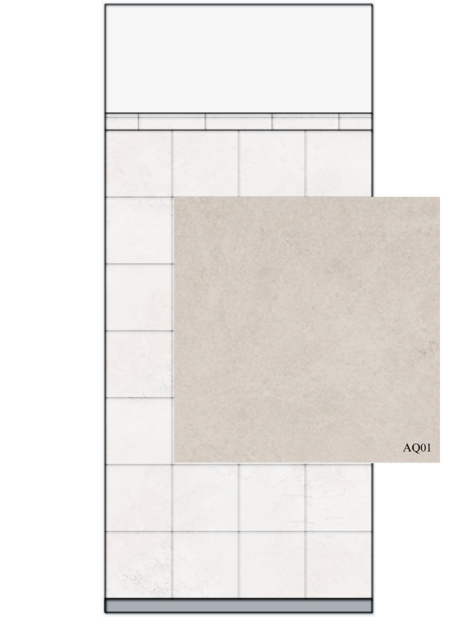 Level 2 Classic Straight Tile Pattern – Option #2 Tile Shower