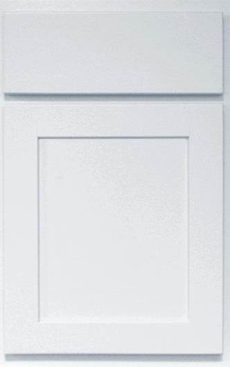 Level 2 Shaker Flat Panel Painted Maple Cabinets - All Baths