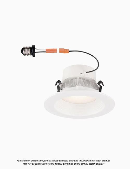 Add Recess Light Assembly to Non Standard Location - per each - Standard Trim w/ LED Bulb