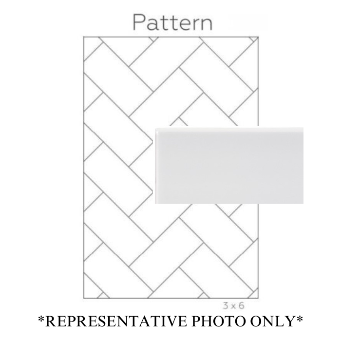 3x6 Herringbone Tile - Color Wheel Classic