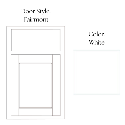 Level 1 Fairmont Half Overlay Shaker Painted Maple Cabinets - All Baths