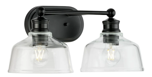 Change a 36" Vanity or Pedestal Light to P300396-___ Singleton 2-Light, Finish TBD