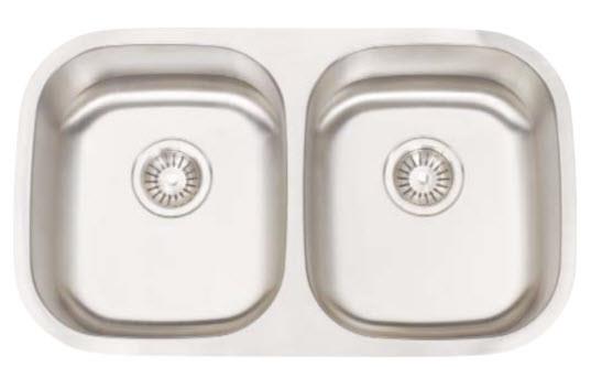 Enabled Feature - Undermount Stainless Steel Double Bowl Sink (Estate Std)