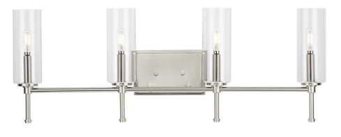 Change a 66" to 84" Vanity Light to P300359-___ Elara 4-Light, Finish TBD