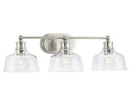 Change a 42" to 60" Vanity Light to P300397-___ Singleton 3-Light, Finish TBD