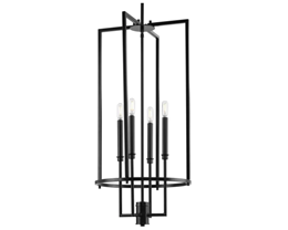 Change 2-Story Foyer Light to P500363-___ Elara 4-Light Chandelier Finish TBD