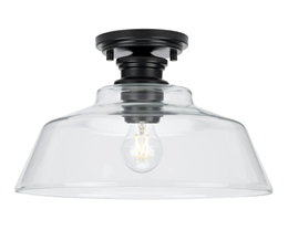 Change 1-Story Foyer Light to P350227-___ Singleton 1 Light Semi-Flush, Finish TBD