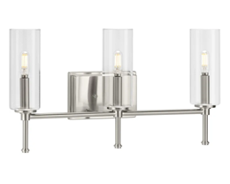 Change a 42" to 60" Vanity Light to P300358-___ Elara 3-Light, Finish TBD