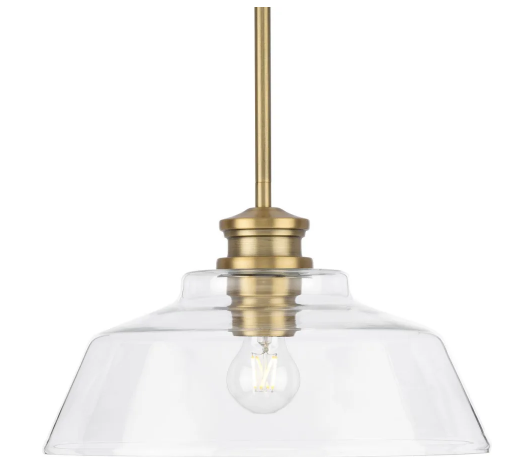 Change Recessed to P500381-___ Singleton 1-Light 14in Pendant Light, Finish TBD