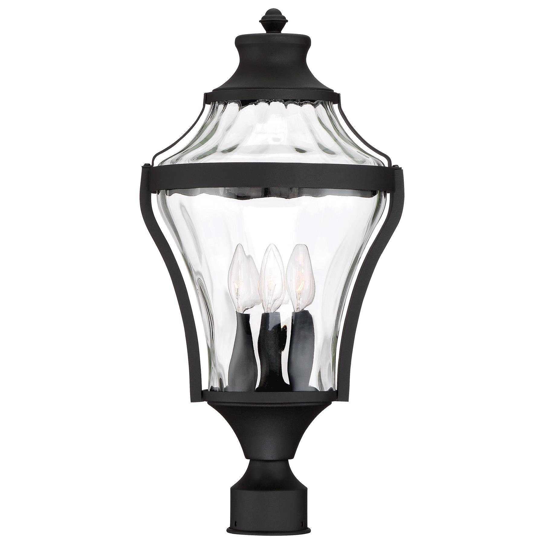 Neighborhood Feature - Minka Black Post Light (PAS)