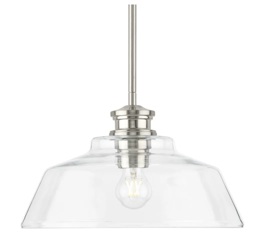 Change Recessed to P500381-___ Singleton 1-Light 14in Pendant Light, Finish TBD