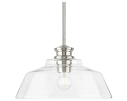Change Recessed to P500381-___ Singleton 1-Light 14in Pendant Light, Finish TBD