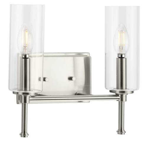 Change a 36" Vanity or Pedestal Light to P300357-___ Elara 2-Light, Finish TBD