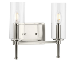 Change a 36" Vanity or Pedestal Light to P300357-___ Elara 2-Light, Finish TBD