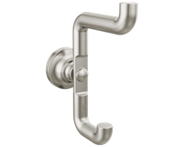 Delta Saylor Double Robe Hook - Stainless