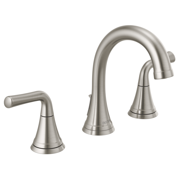 Delta Kayra Widespread Lav Faucet, Stainless Steel