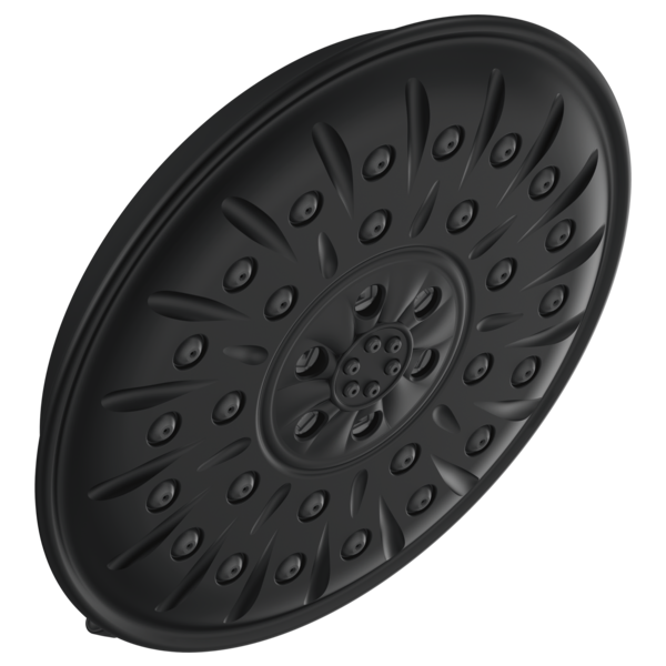 Delta UltraSoak 8in Rain Head on Ceiling, Matte Black