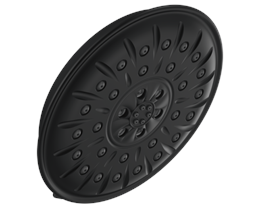 Delta UltraSoak 8in Rain Head on Ceiling, Matte Black