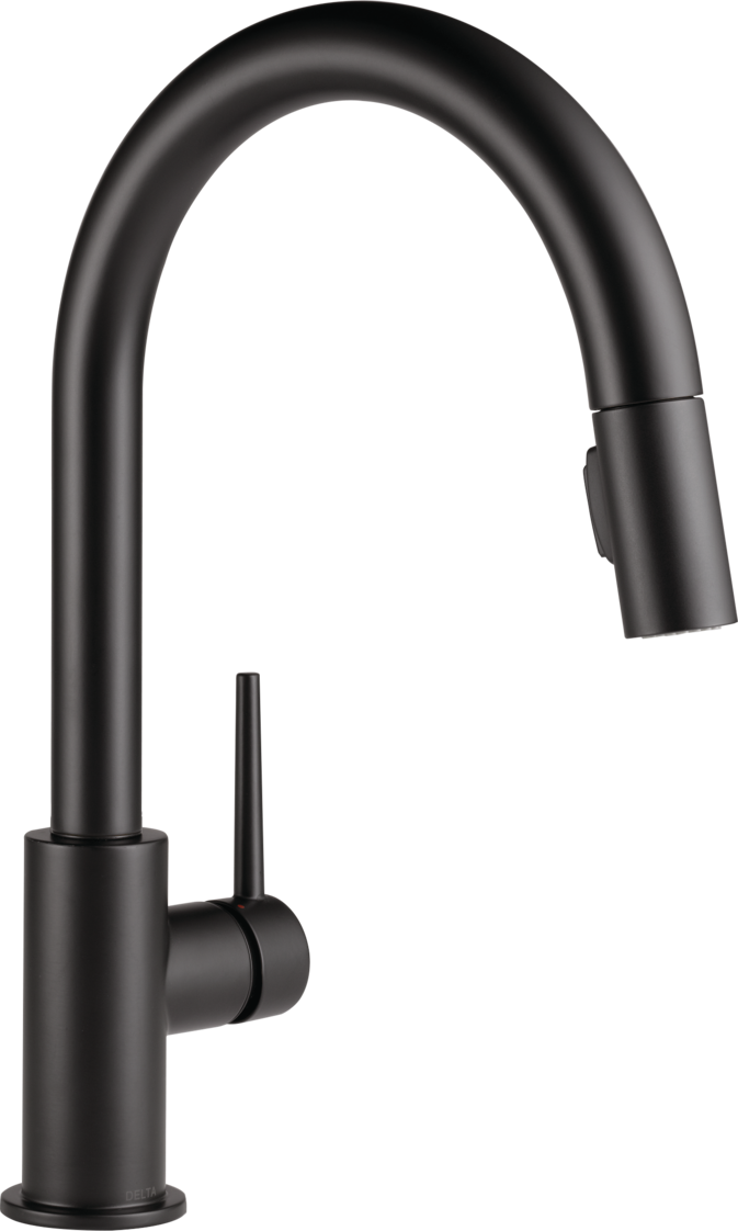 Delta Trinsic Kitchen Faucet with Pull-Down - Matte Black