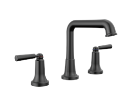 Delta Saylor Widespread Lav Faucet, Matte Black