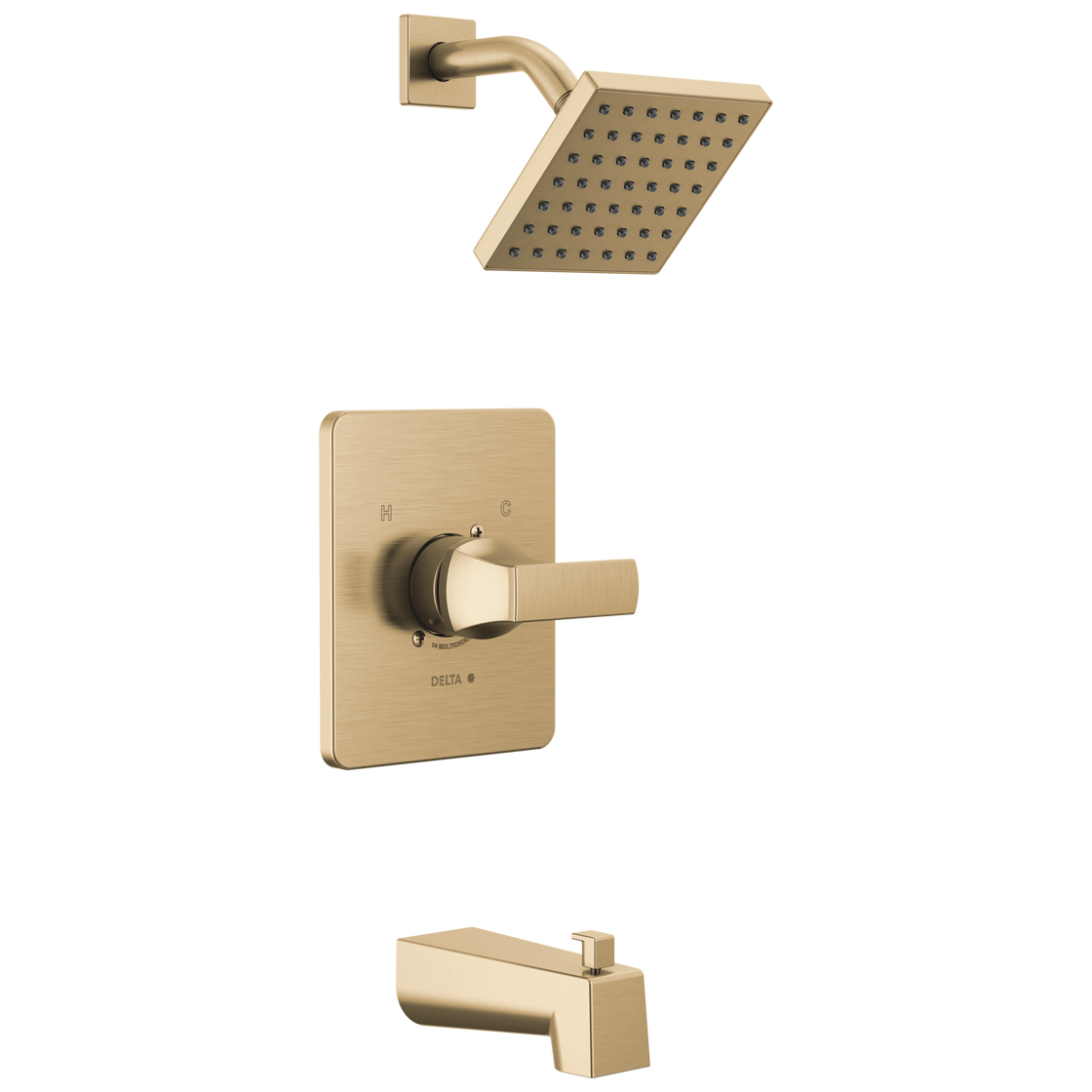 Delta Velum Tub-Shower Faucet, Gold (CZ)