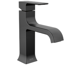 Delta Velum Single Hole Lav Faucet, Matte Black