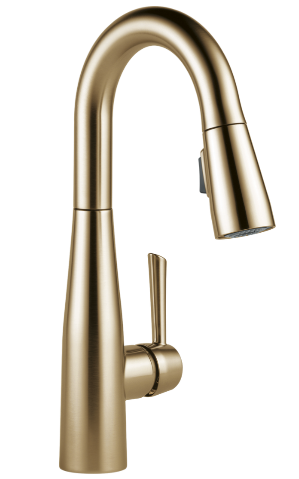 Change Laundry / Utility Sink Faucet to Delta Essa, Gold (CZ)