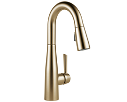 Change Bar / Prep Sink Faucet to Delta Essa, Gold (CZ)